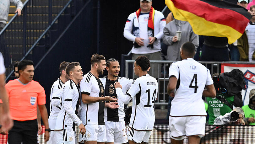 Leroy Sané bestätigte gegen die USA einmal mehr seine Top-Form. Leroy Sané bestätigte gegen die USA einmal mehr seine Top-Form.