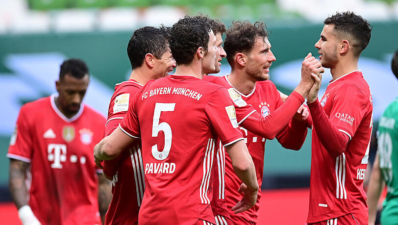Alle lieben Lukki! Lucas Hernández (r.) genießt in der Bayern-Mannschaft einen hervorragenden Ruf - obwohl er kein Stammspieler ist. Alle lieben Lukki! Lucas Hernández (r.) genießt in der Bayern-Mannschaft einen hervorragenden Ruf - obwohl er kein Stammspieler ist.