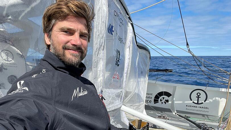 Der mittelalte Mann und das Meer: Bei der Vendée Globe war Boris Herrmann (40) auf sich alleine gestellt. Der mittelalte Mann und das Meer: Bei der Vendée Globe war Boris Herrmann (40) auf sich alleine gestellt.