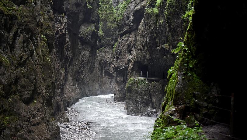 Die Partnach im Landkreis Garmisch-Partenkirchen. Die Partnach im Landkreis Garmisch-Partenkirchen.