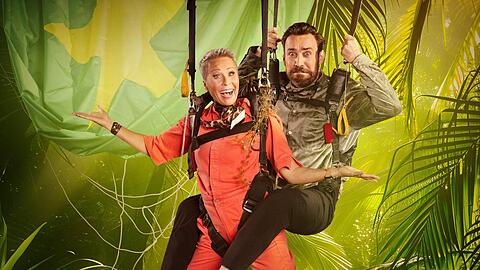 Sonja Zietlow und Jan Köppen führen wieder gemeinsam durch das Dschungelcamp. Sonja Zietlow und Jan Köppen führen wieder gemeinsam durch das Dschungelcamp.