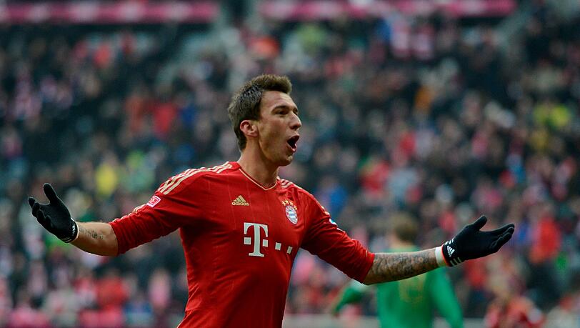 Mario Mandzukic: Doppelpack gegen Fürth. Mario Mandzukic: Doppelpack gegen Fürth.