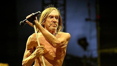 Iggy Pop bei seinem Konzert in der Musik-Arena. Iggy Pop bei seinem Konzert in der Musik-Arena.
