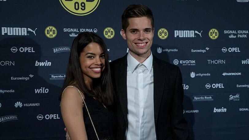 Julian Weigl und Sarah Richmond lernten sich als Teenager kennen. Julian Weigl und Sarah Richmond lernten sich als Teenager kennen.