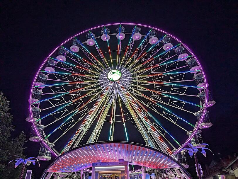Das Riesenrad sorgt fürs Volksfest-Gefühl. Allerdings kam damit eine nicht erwartete Rechnung ins Haus. Das Riesenrad sorgt fürs Volksfest-Gefühl. Allerdings kam damit eine nicht erwartete Rechnung ins Haus.