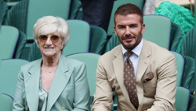 David Beckham und seine Mutter Sandra haben ein enges Verhältnis. David Beckham und seine Mutter Sandra haben ein enges Verhältnis.