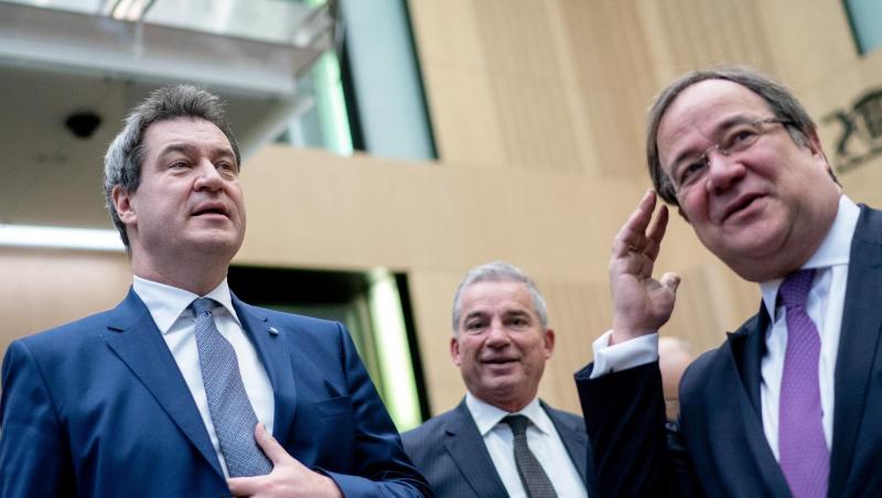 Markus Söder (links) und Armin Laschet (rechts) hoffen auf harmonischere GroKo-Zeiten. Markus Söder (links) und Armin Laschet (rechts) hoffen auf harmonischere GroKo-Zeiten.