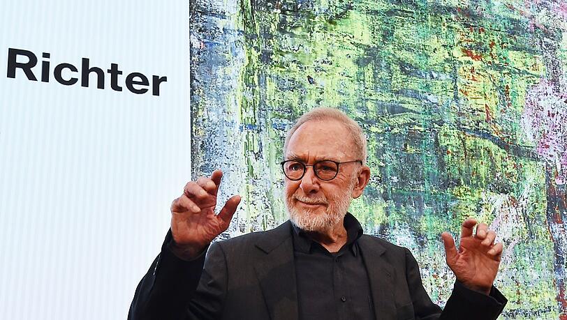 Der Maler Gerhard Richter. Der Maler Gerhard Richter.