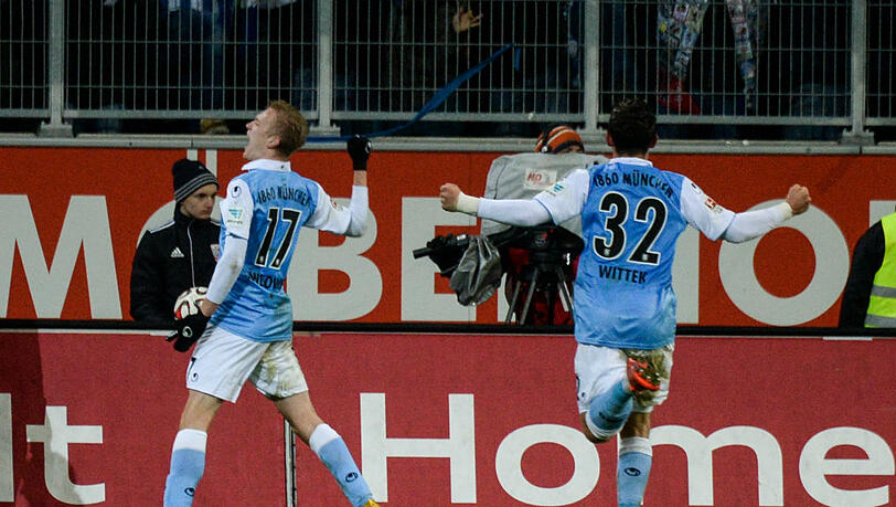 Traf in der 83. Minute zum 1:1 für die Löwen: Jannik Bandowski. Traf in der 83. Minute zum 1:1 für die Löwen: Jannik Bandowski.