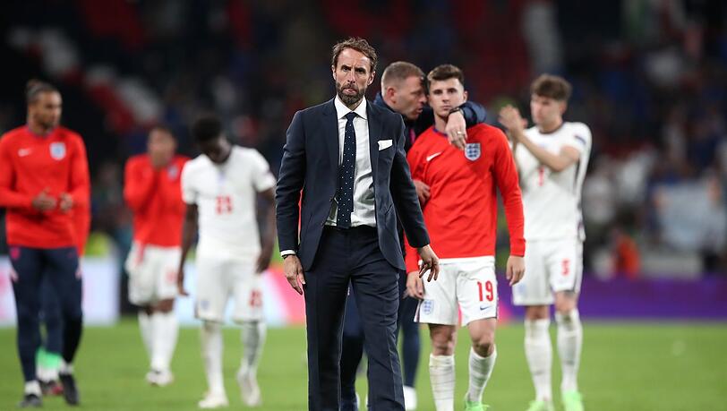 Tränen: England verliert in Wembley das EM-Finale gegen Italien. Tränen: England verliert in Wembley das EM-Finale gegen Italien.