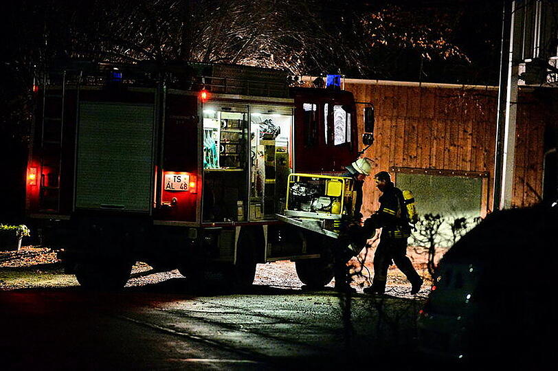 Feueralarm in der Alpenhof-Klinik - die Bilder vom Einsatz.
