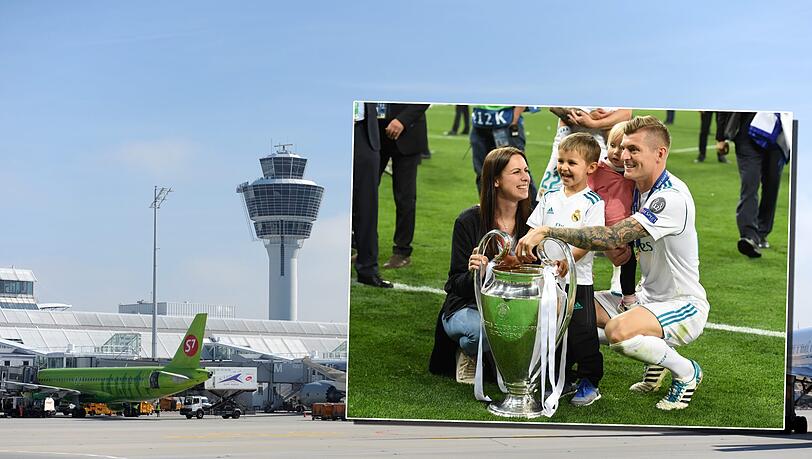 Toni Kroos' Ehefrau Jessica beschwerte sich über Kinderunfreundlichkeit am Airport München. Toni Kroos' Ehefrau Jessica beschwerte sich über Kinderunfreundlichkeit am Airport München.