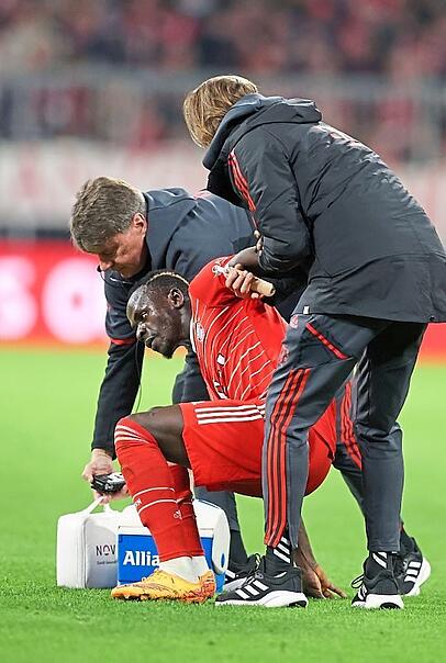 Auch er fehlt Bayern monatelang: Sadio Mané. Auch er fehlt Bayern monatelang: Sadio Mané.