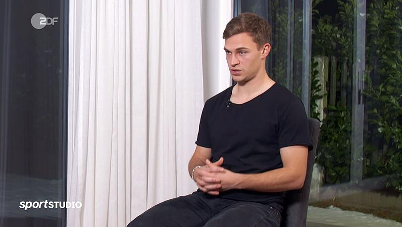 Joshua Kimmich spricht im ZDF-Interview. Joshua Kimmich spricht im ZDF-Interview.