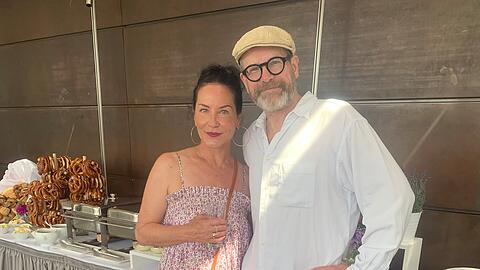 Schauspielerin Marisa Burger und Schauspieler Thomas Limpinsel Schauspielerin Marisa Burger und Schauspieler Thomas Limpinsel