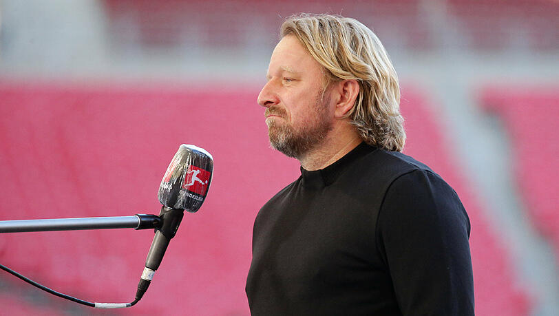 War nach der Niederlage gegen die Bayern angefressen: Stuttgarts Sportdirektor Sven Mislintat. War nach der Niederlage gegen die Bayern angefressen: Stuttgarts Sportdirektor Sven Mislintat.