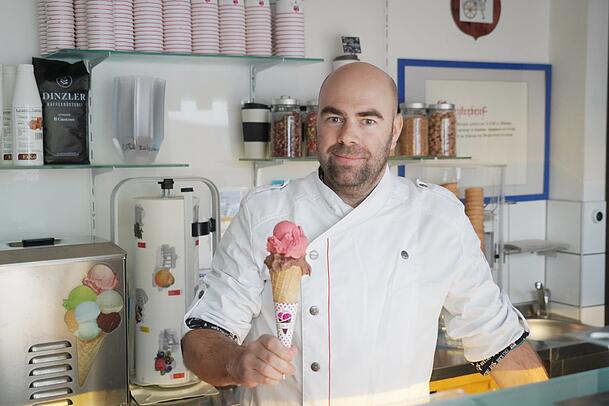 Tobias Steichele im "Gelatobi". Tobias Steichele im "Gelatobi".