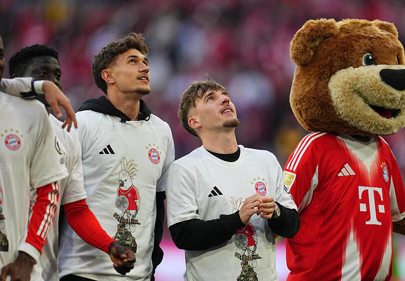 Fallen weiter aus: Tom Bischof (l.) und Lennart Karl. Fallen weiter aus: Tom Bischof (l.) und Lennart Karl.