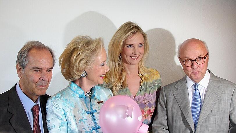 Prof. Dieter Stolte (ZDF-Intendant a.D.), Isa Gräfin von Hardenberg, Designerin Jette Joop und Hans-Erich Bilges Prof. Dieter Stolte (ZDF-Intendant a.D.), Isa Gräfin von Hardenberg, Designerin Jette Joop und Hans-Erich Bilges