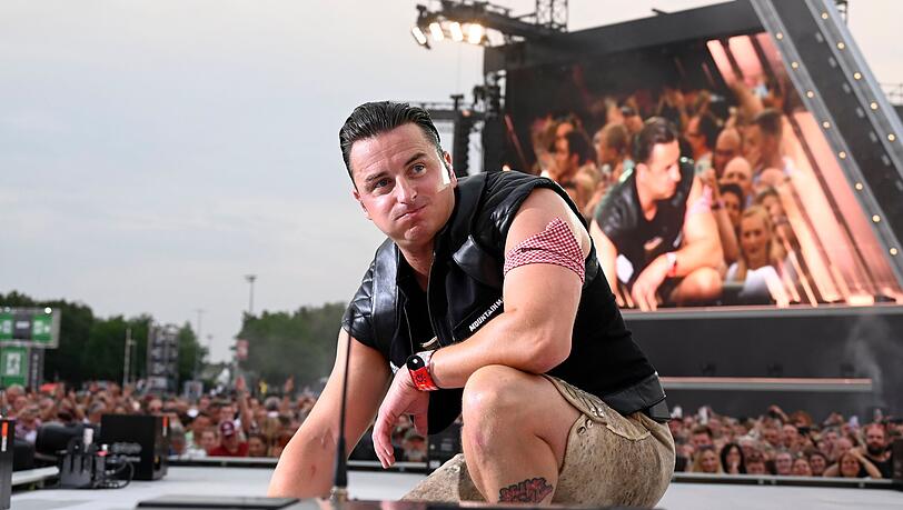 Andreas Gabalier spielte am Samstag in Riem Andreas Gabalier spielte am Samstag in Riem