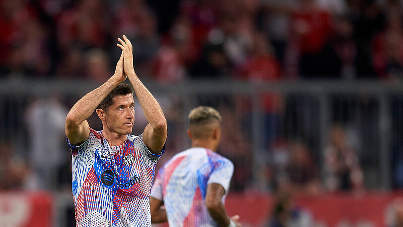 Robert Lewandowski kehrte mit Barcelona in die Allianz Arena zurück. Robert Lewandowski kehrte mit Barcelona in die Allianz Arena zurück.