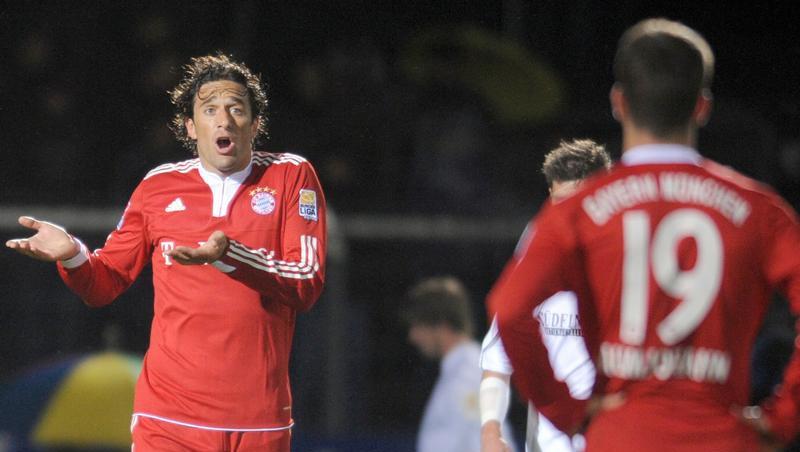 Luca Toni und Alexander Baumjohann. Luca Toni und Alexander Baumjohann.