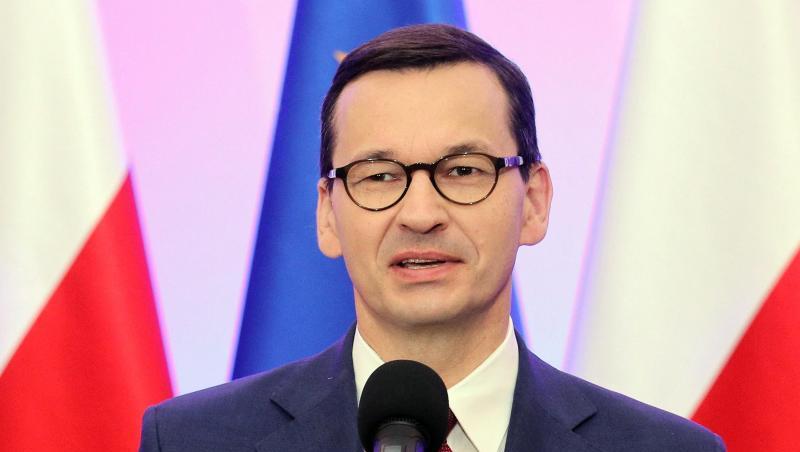 "Die Verträge werden von den Mitgliedstaaten geschaffen, und sie bestimmen, wo für die Organe der EU die Kompetenzgrenzen liegen", sagt Mateusz Morawiecki. "Die Verträge werden von den Mitgliedstaaten geschaffen, und sie bestimmen, wo für die Organe der EU die Kompetenzgrenzen liegen", sagt Mateusz Morawiecki.