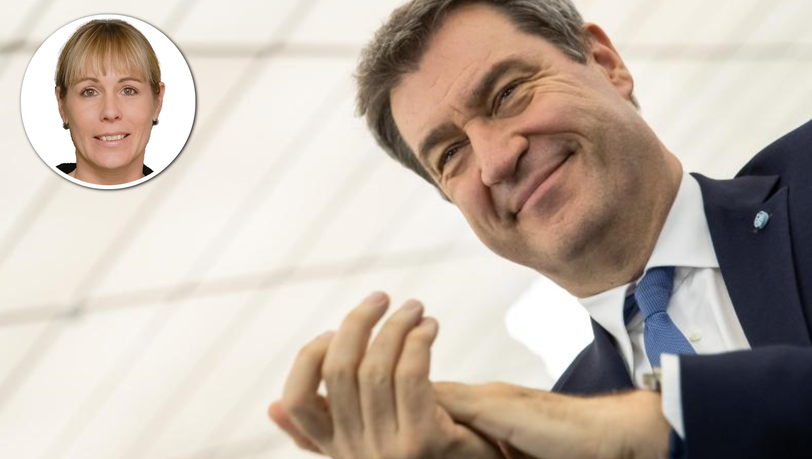Im Kampf um die Kanzlerkandidatur ist Markus Söder weiterhin dabei, auch wenn er das nicht zugibt. Im Kampf um die Kanzlerkandidatur ist Markus Söder weiterhin dabei, auch wenn er das nicht zugibt.