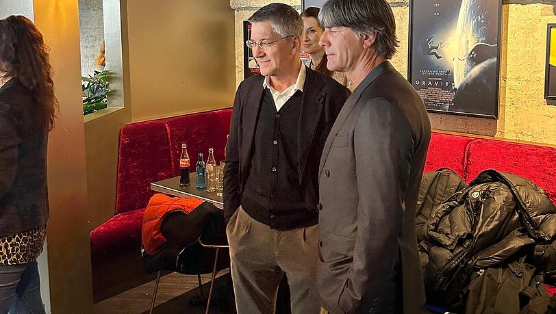 Waren bei der Premiere der Müller-Doku: FCB-Präsident Herbert Hainer und Joachim Löw. Waren bei der Premiere der Müller-Doku: FCB-Präsident Herbert Hainer und Joachim Löw.