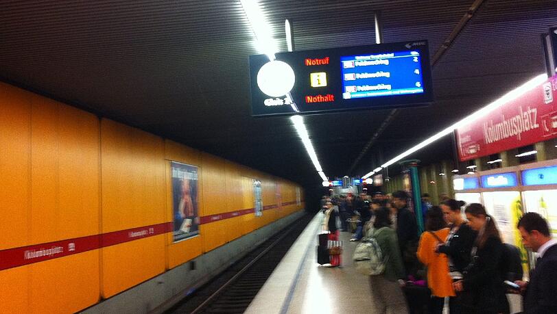Aufatmen am Kolumbusplatz: Die U1 nimmt wieder regulär Fahrt auf. Aufatmen am Kolumbusplatz: Die U1 nimmt wieder regulär Fahrt auf.