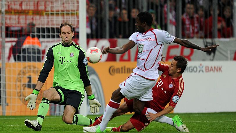 Tom Starke im Tor des FC Bayern München. Tom Starke im Tor des FC Bayern München.
