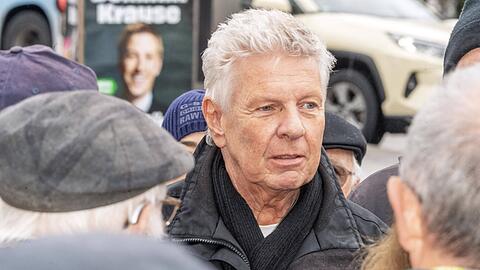 OB Dieter Reiter im Stichwahlkampf. OB Dieter Reiter im Stichwahlkampf.