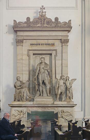 Das Grabmal von Eugène de Beauharnais in der Jesuitenkirche St. Michael in der Neuhauser Straße.