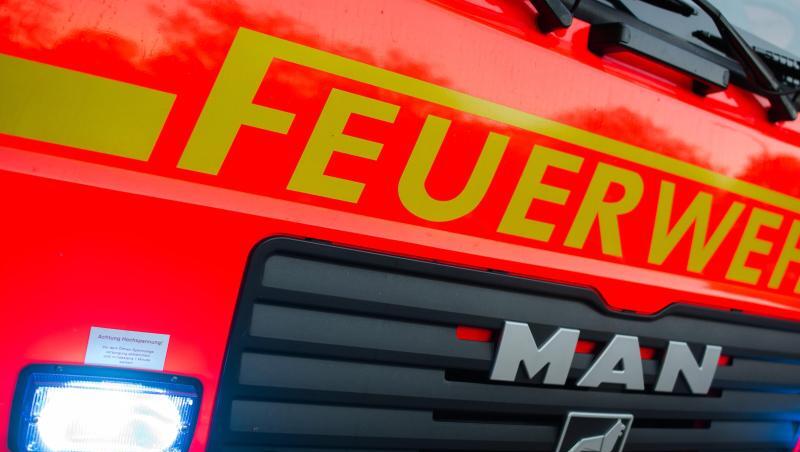 Ein Löschfahrzeug der Feuerwehr. Ein Löschfahrzeug der Feuerwehr.