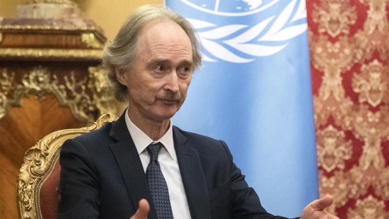 Der UN-Syrienbeauftragte Geir Pedersen. Der UN-Syrienbeauftragte Geir Pedersen.