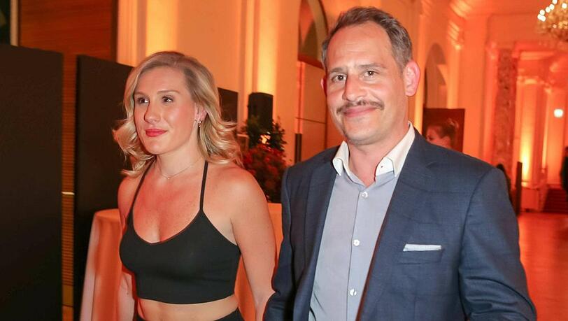 Moritz Bleibtreu und seine Saskia in Wien auf einer Veranstaltung Moritz Bleibtreu und seine Saskia in Wien auf einer Veranstaltung