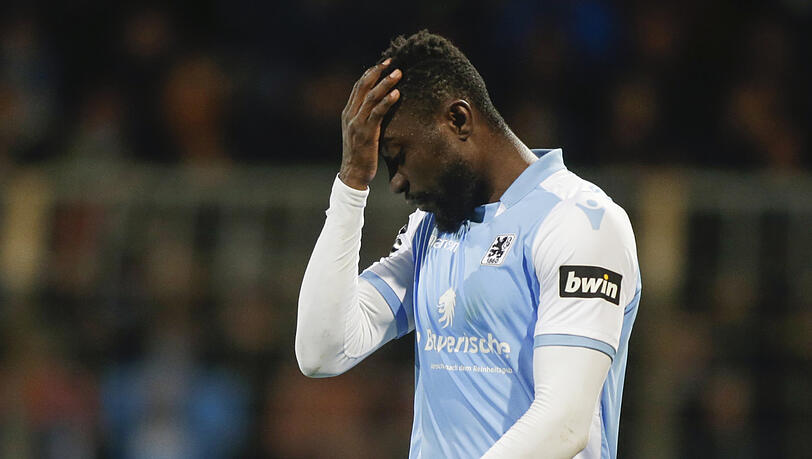 Verlor seine anfangs gute Form beim TSV 1860: Leihspieler Prince Osei Owusu. Verlor seine anfangs gute Form beim TSV 1860: Leihspieler Prince Osei Owusu.