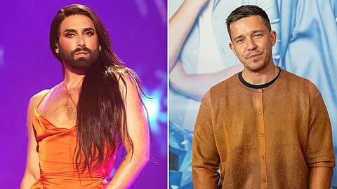 Conchita Wurst (l.) und Nico Santos bestimmen mit, wer für Deutschland beim ESC antreten wird. Conchita Wurst (l.) und Nico Santos bestimmen mit, wer für Deutschland beim ESC antreten wird.