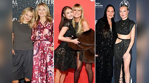 Nele Ludowig, Frauke Ludowig, Leni Klum, Heidi Klum, Natascha Ochsenknecht und Cheyenne Ochsenknecht (v.l.) bilden erfolgreiche Duos. Nele Ludowig, Frauke Ludowig, Leni Klum, Heidi Klum, Natascha Ochsenknecht und Cheyenne Ochsenknecht (v.l.) bilden erfolgreiche Duos.