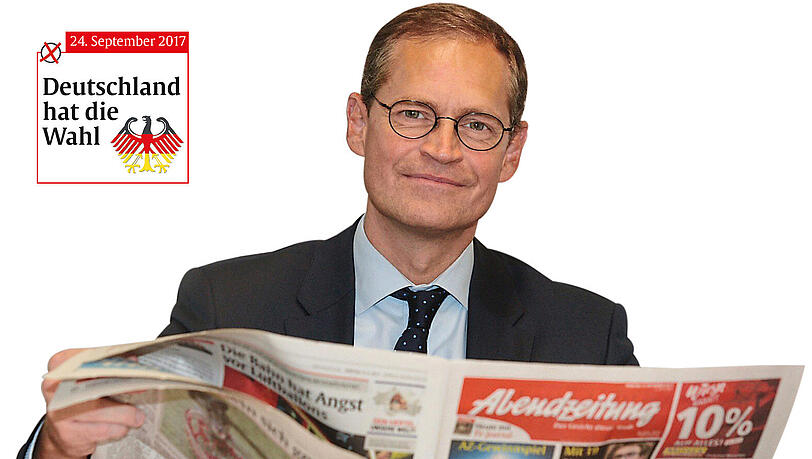 Zu Besuch in der AZ-Redaktion: Berlins Regierender Bürgermeister Michael Müller (SPD). Zu Besuch in der AZ-Redaktion: Berlins Regierender Bürgermeister Michael Müller (SPD).
