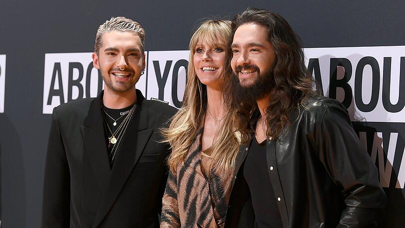 Heidi Klum und Tom Kaulitz gaben sich am Samstag auf Capri das Jawort. Bill (li.) soll Priester gewesen sein.