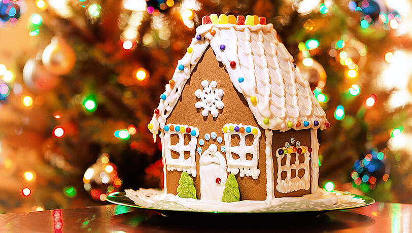 Ein Lebkuchenhaus darf an Weihnachten nicht fehlen. Ein Lebkuchenhaus darf an Weihnachten nicht fehlen.