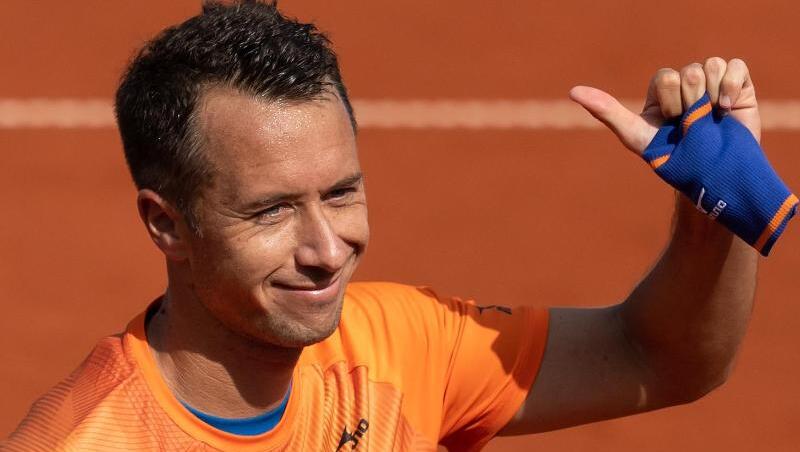 Philipp Kohlschreiber freut sich über seinen Sieg. Foto: Sven Hoppe Philipp Kohlschreiber freut sich über seinen Sieg. Foto: Sven Hoppe