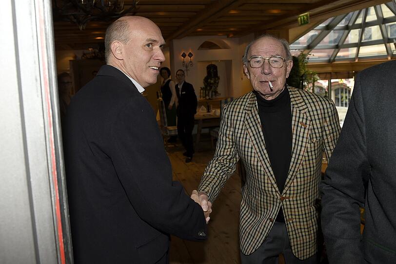 Franz Beckenbauers Sohn Thomas (l.) und Richard Urbanek