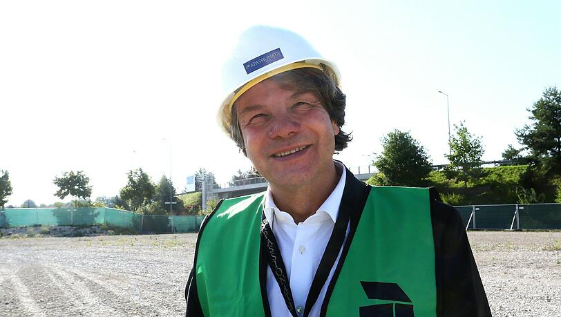 „Traum“-Caterer Michael Käfer auf der Baustelle. „Traum“-Caterer Michael Käfer auf der Baustelle.