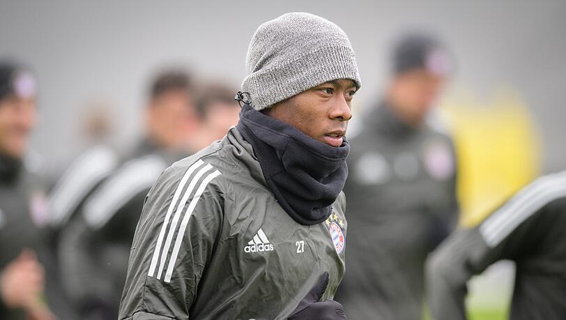 Auch David Alaba trainierte am Montag nicht mit der Mannschaft. Auch David Alaba trainierte am Montag nicht mit der Mannschaft.