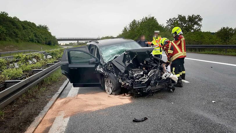 Der Unfall ereignete sich auf der A94 in Richtung München. Der Unfall ereignete sich auf der A94 in Richtung München.