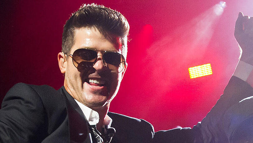 Kein Kind der Traurigkeit: Sänger Robin Thicke Kein Kind der Traurigkeit: Sänger Robin Thicke