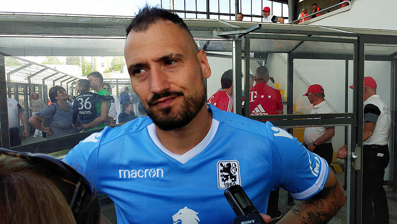 Timo Gebhart vom TSV 1860 Timo Gebhart vom TSV 1860