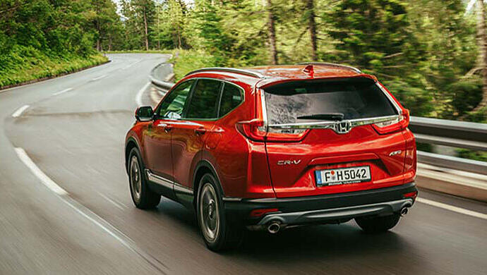 Honda CR-V: Optisch auf den US-Geschmack getrimmt. Honda CR-V: Optisch auf den US-Geschmack getrimmt.